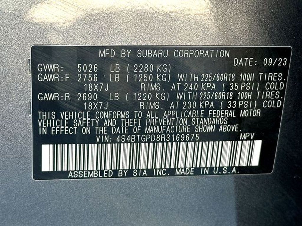 Used 2024 Subaru Outback Touring XT AWD/4WD image 33