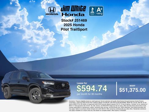 New 2025 Honda Pilot TrailSport image 3