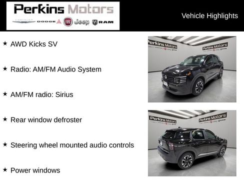 Used 2025 Nissan Kicks SV AWD/4WD image 7