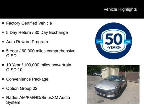Used 2023 Hyundai Elantra SEL w/ Convenience Package FWD image 5