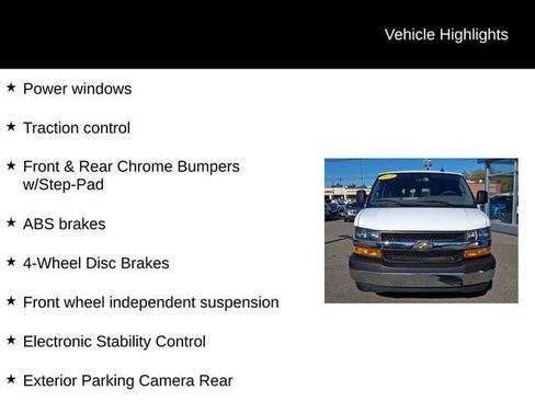 Used 2024 Chevrolet Express 2500 w/ Driver Convenience Package RWD image 12