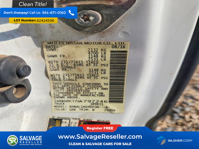 Used 2016 Nissan Frontier S RWD image 16