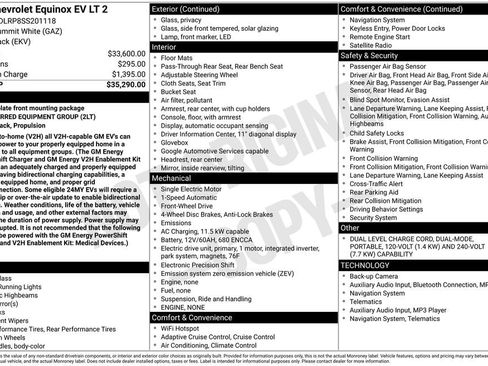Used 2025 Chevrolet Equinox EV LT image 2