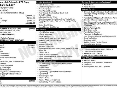 New 2026 Chevrolet Colorado Z71 w/ Z71 Convenience Package 2 image 5