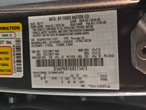 Used 2018 Ford Fusion SE w/ Fusion SE Technology Package FWD image 35