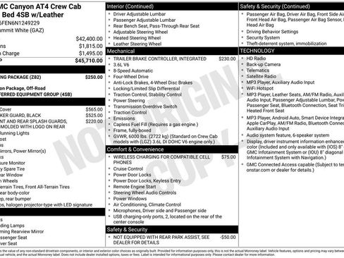 Used 2022 GMC Canyon AT4 w/ Trailering Package AWD/4WD image 6
