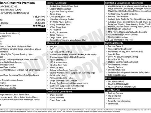 Used 2022 Subaru Crosstrek 2.0i Premium image 5