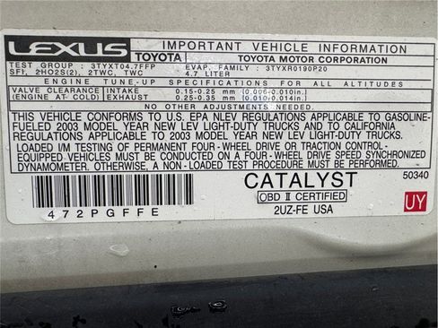 Used 2003 Lexus GX 470 image 25