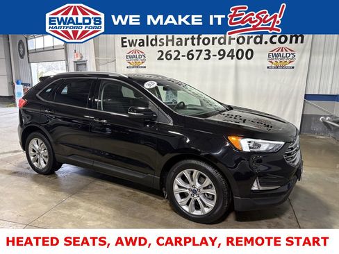 Used 2020 Ford Edge Titanium w/ Class II Trailer Tow Package image 1