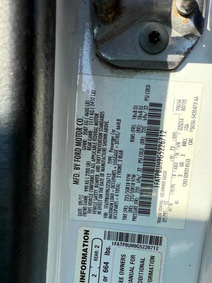 Used 2016 Ford Mustang Premium RWD image 42