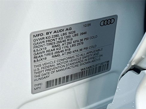 New 2026 Audi Q3 quattro 2.0T image 34