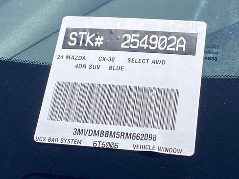 Used 2024 MAZDA CX-30 AWD 2.5 S w/ Select Sport Pkg image 37