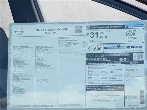 New 2026 Nissan Rogue Platinum AWD/4WD image 17