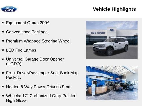 New 2025 Ford Bronco Sport Big Bend w/ Convenience Package image 2