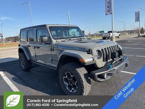 Used 2023 Jeep Wrangler Unlimited Rubicon 4xe w/ Steel Bumper Group image 3