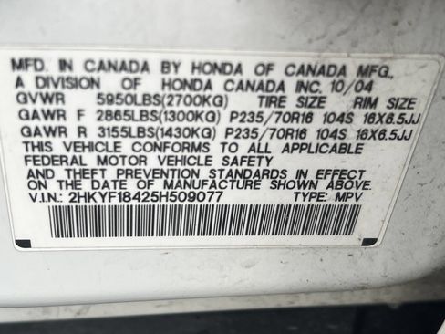 Used 2005 Honda Pilot EX image 27