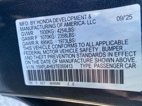 Certified 2026 Honda Civic Sport image 39