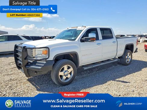 Used 2015 GMC Sierra 2500 Denali w/ Duramax Plus Package AWD/4WD image 1