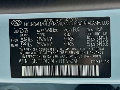 New 2026 Hyundai Santa Cruz XRT image 24