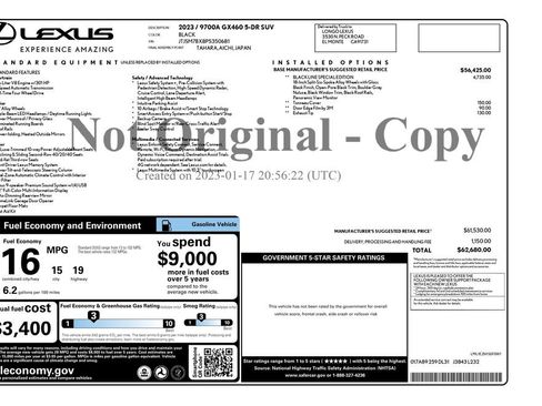 Used 2023 Lexus GX 460 w/ Black Line Special Edition AWD/4WD image 3