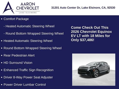 Used 2026 Chevrolet Equinox EV LT FWD image 10