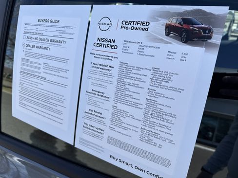 Certified 2023 Nissan Leaf S image 12