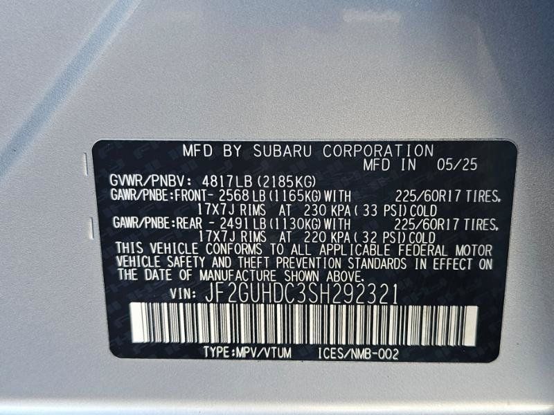 Used 2025 Subaru Crosstrek 2.5i Premium AWD/4WD image 36