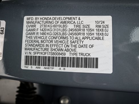 Used 2025 Honda Ridgeline Sport image 33