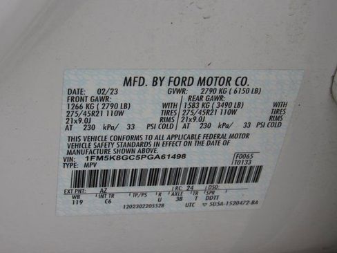 Used 2023 Ford Explorer ST w/ Equipment Group 401A image 16