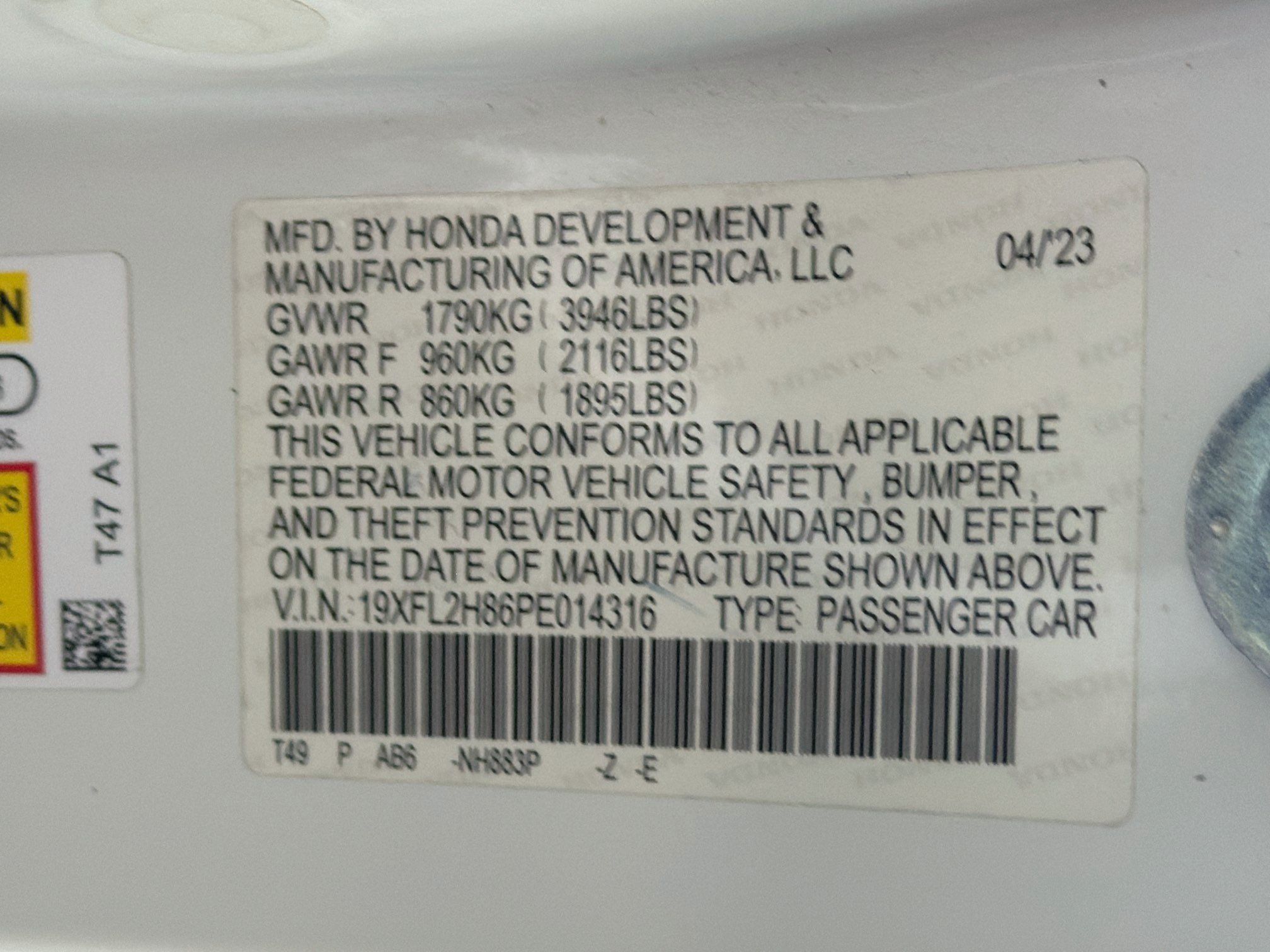 Used 2023 Honda Civic Sport image 12