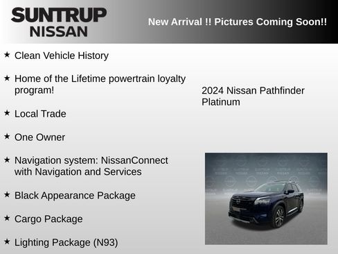 Used 2024 Nissan Pathfinder Platinum w/ Lighting Package (N93) AWD/4WD image 6