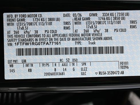 New 2026 Ford F150 Raptor AWD/4WD image 46