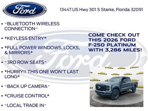 Certified 2026 Ford F250 Platinum AWD/4WD image 12