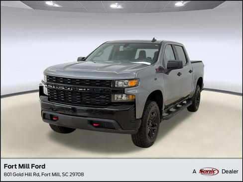 Used 2021 Chevrolet Silverado 1500 Custom Trail Boss w/ LPO, Dark Essentials Package image 1