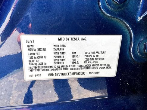 Used 2021 Tesla Model Y Long Range AWD/4WD image 9