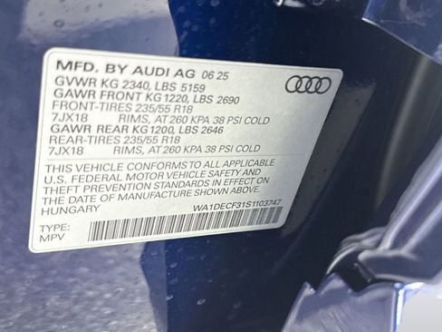 New 2025 Audi Q3 2.0T Premium image 21