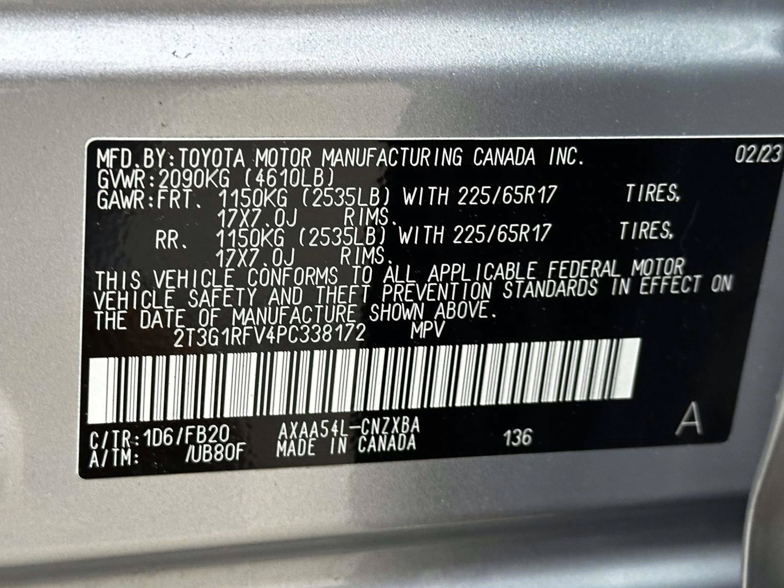 Certified 2023 Toyota RAV4 LE AWD/4WD image 31