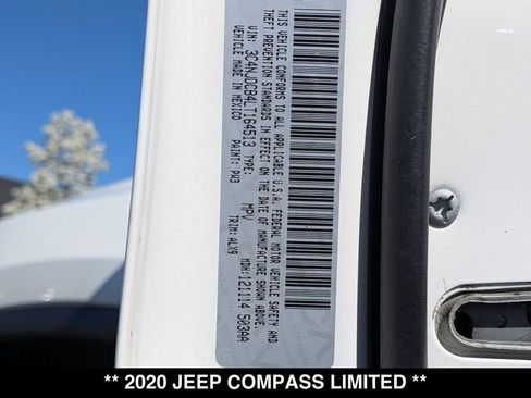 Used 2020 Jeep Compass Limited AWD/4WD image 28