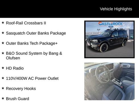 New 2025 Ford Bronco Sport Outer Banks w/ Sasquatch Outer Banks Package image 7