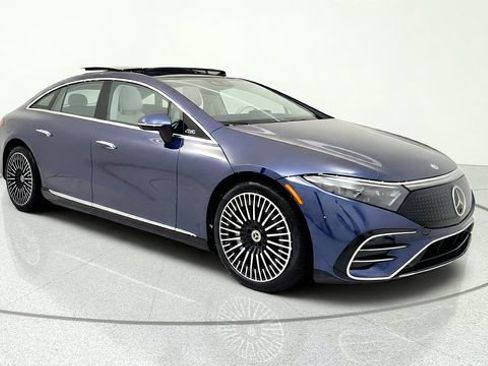 Used 2023 Mercedes-Benz EQS 450+ 4MATIC Sedan w/ Manufactur Interior Package image 1