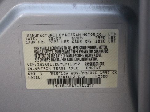 Used 2007 Nissan Sentra 2.0 S w/ Convenience Plus Pkg image 9