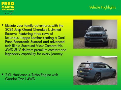 New 2026 Jeep Grand Cherokee L Limited image 7