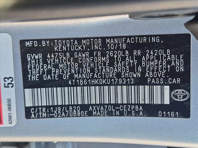 Used 2019 Toyota Camry XSE w/ Driver Assist Package FWD image 25