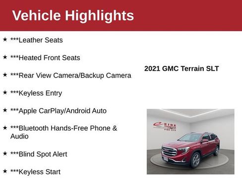Used 2021 GMC Terrain SLT w/ Infotainment Package II AWD/4WD image 4