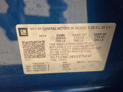 Used 2018 GMC Sierra 1500 SLT AWD/4WD image 35