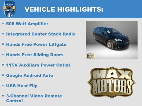 Used 2025 Chrysler Pacifica Select w/ Uconnect Theater Family Group image 12