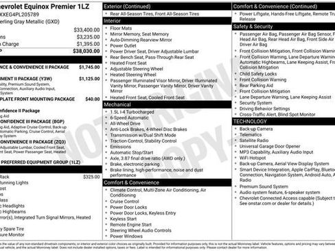 Certified 2023 Chevrolet Equinox Premier AWD/4WD image 31