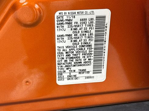 Used 2017 Nissan Rogue S w/ S Appearance Package image 28