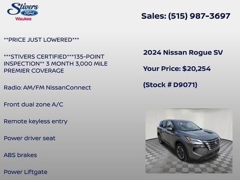 Used 2024 Nissan Rogue SV FWD image 8
