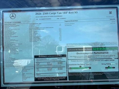 New 2026 Mercedes-Benz Sprinter 144 Cargo image 17